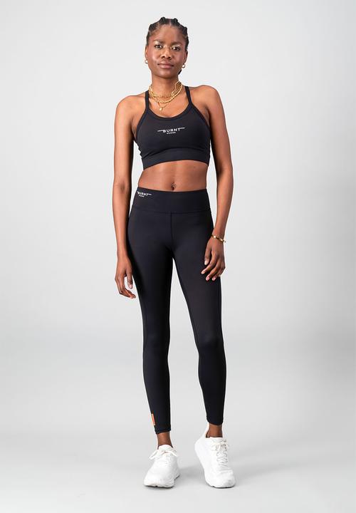 Burnt  - Essential Strong Bra - Black