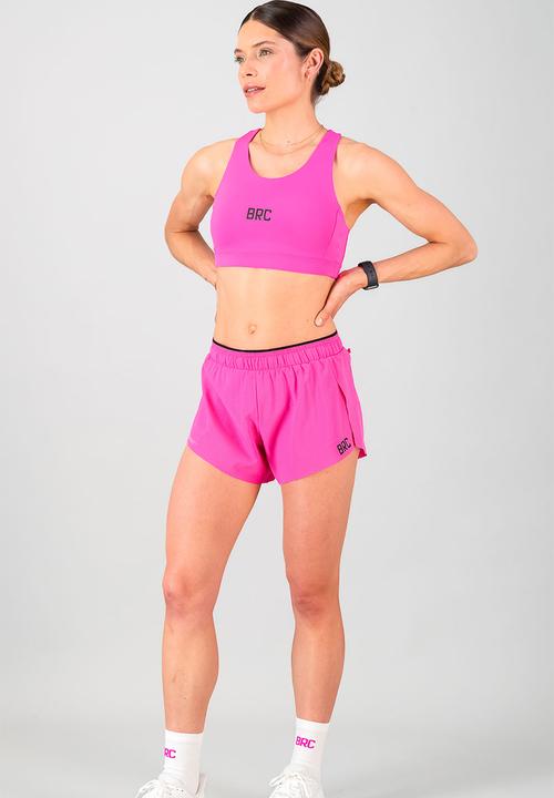 Burnt  - Brace Pro Sports Bra - Electric Pink