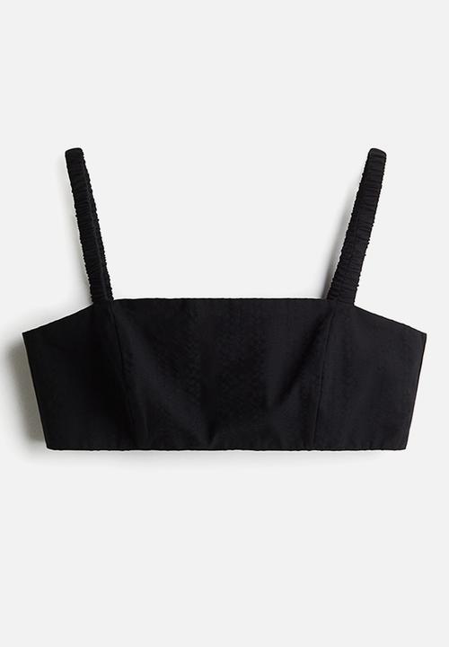 H&M - Crop top - black
