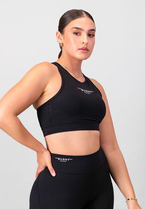 Burnt  - Essential Energy Bra - black