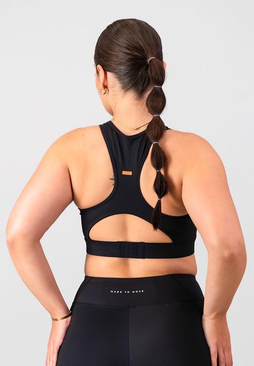 Burnt  - Essential Energy Bra - black