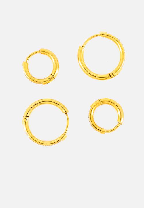 Burnt  - Radiate Thin Huggies  - Gold