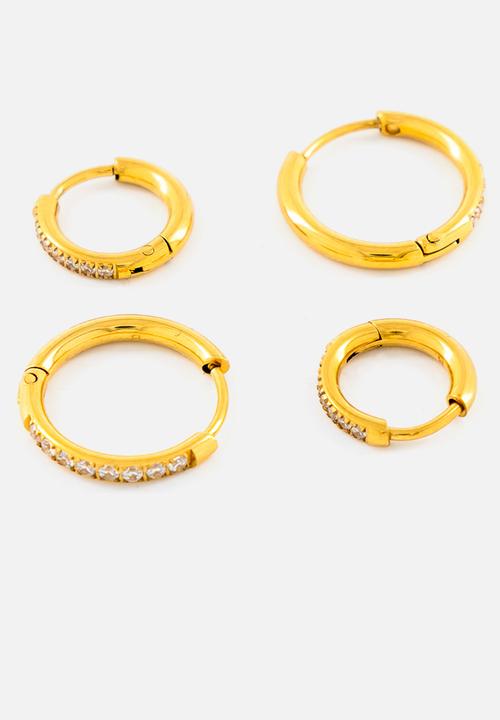 Burnt  - Radiate Thin Huggies  - Gold