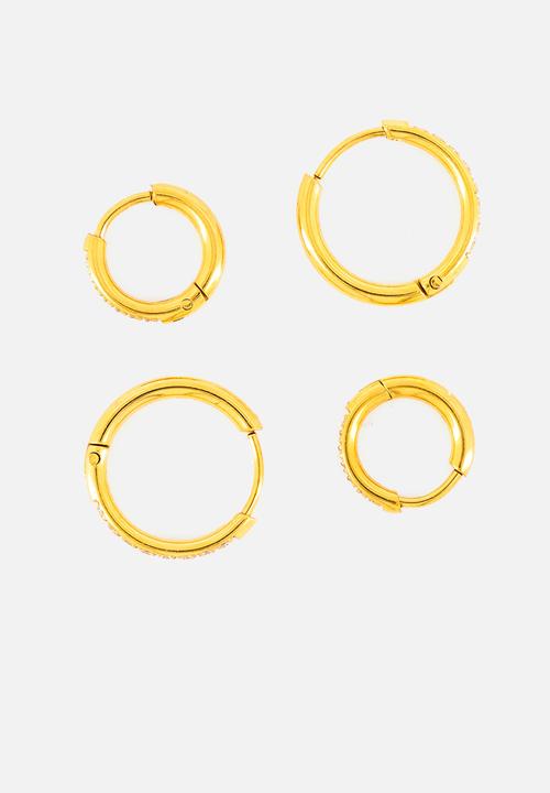 Burnt  - Radiate Thin Huggies - Gold