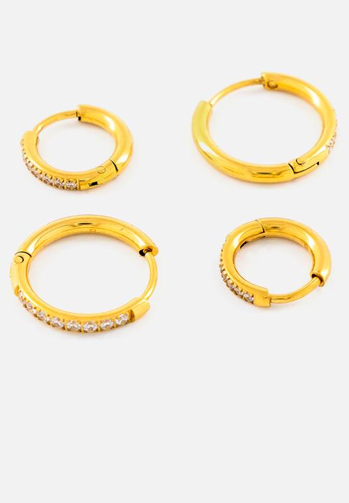 Burnt  - Radiate Thin Huggies - Gold