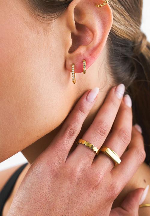 Burnt  - Radiate Thin Huggies - Gold