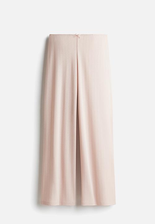 H&M - Pointelle jersey trousers - pink