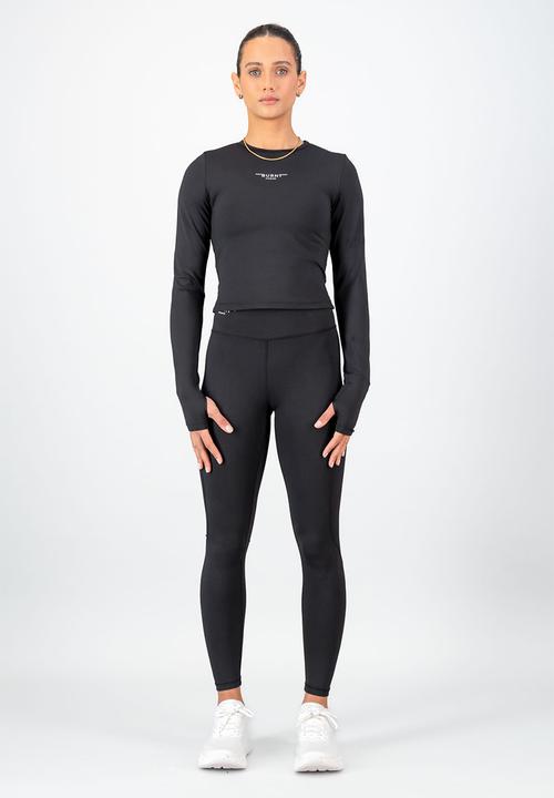 Burnt  - Essential Olivia Fitted Long Sleeve - Black