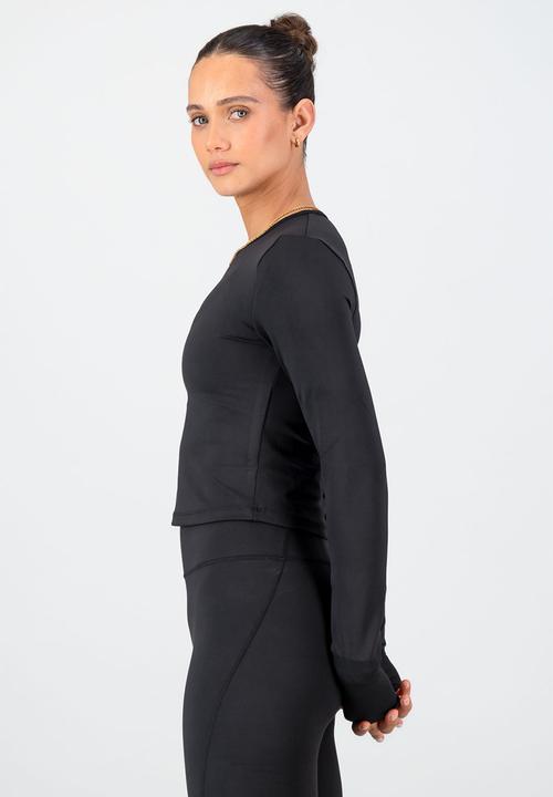 Burnt  - Essential Olivia Fitted Long Sleeve - Black