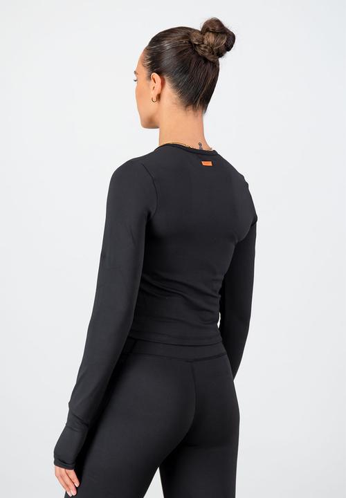 Burnt  - Essential Olivia Fitted Long Sleeve - Black