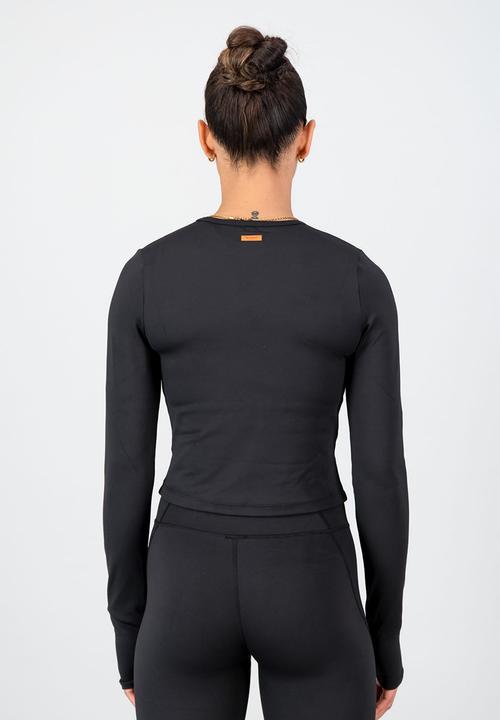 Burnt  - Essential Olivia Fitted Long Sleeve - Black