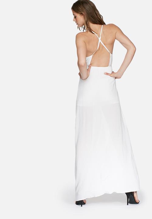 Missguided - Cheesecloth overlay playsuit