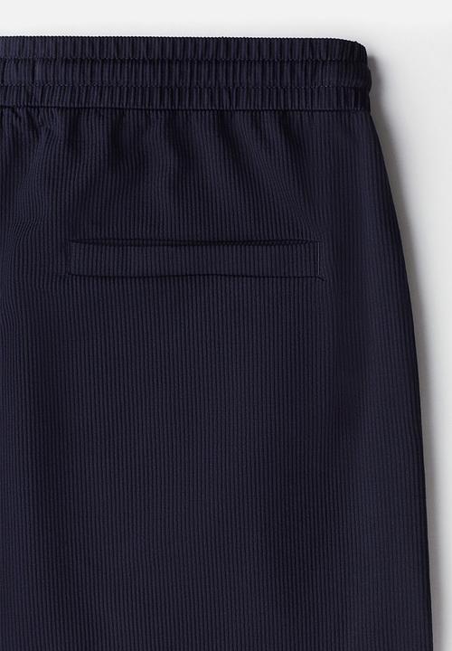 H&M - Relaxed fit shorts - navy blue