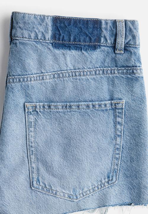 H&M - Low rise denim shorts -  denim blue