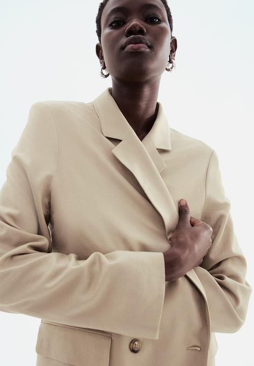 H&M - Linen-blend blazer - beige