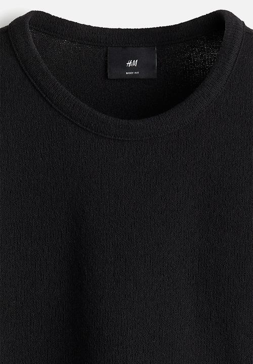 H&M - Loose fit t-shirt - black