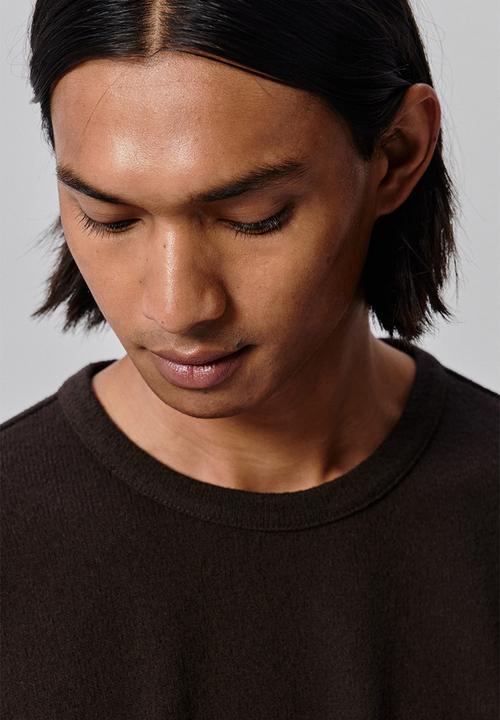 H&M - Loose fit t-shirt - dark brown 