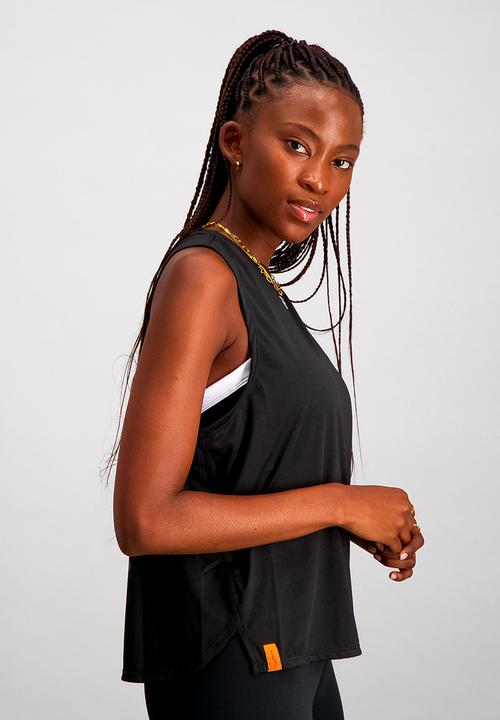 Burnt  - Essential Madison Tank - Black