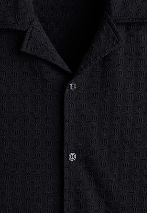 H&M - Loose fit resort shirt - black