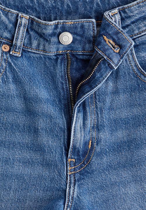 H&M - Wide high jeans - denim blue
