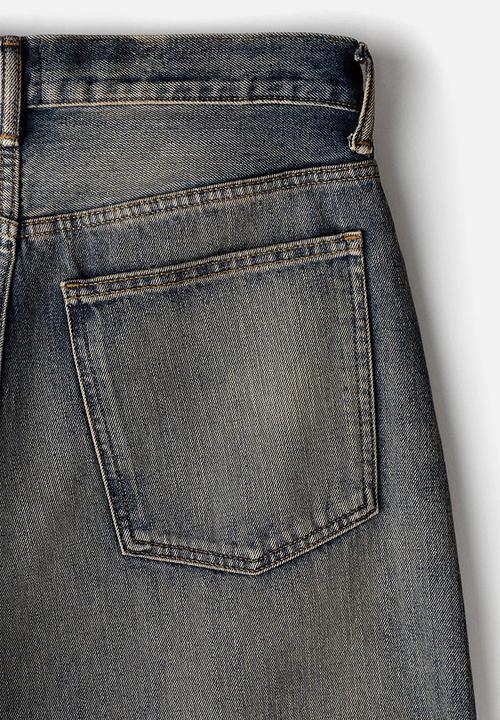 H&M - Super baggy denim shorts - denim blue