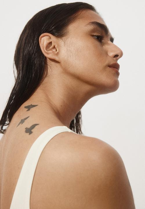 H&M - Padded bikini top - cream