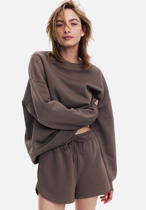 H&M - Sweatshirt shorts - dark beige