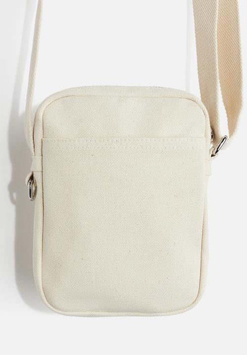 H&M - Canvas crossbody bag - cream