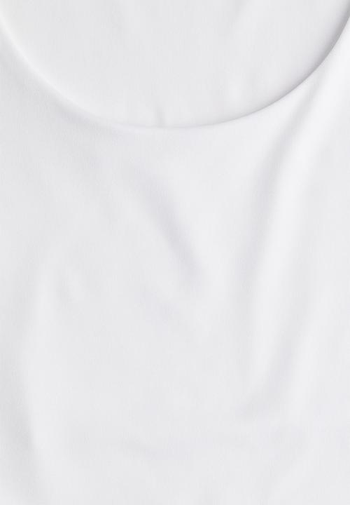 H&M - Microfibre vest top - white