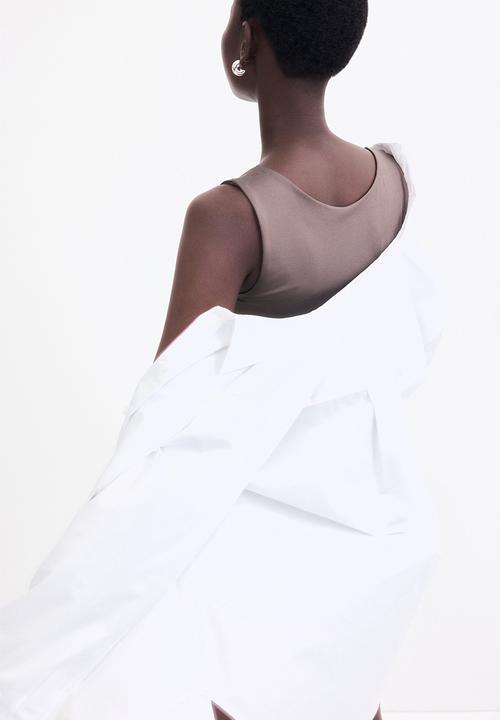 H&M - Microfibre vest top - dark mole