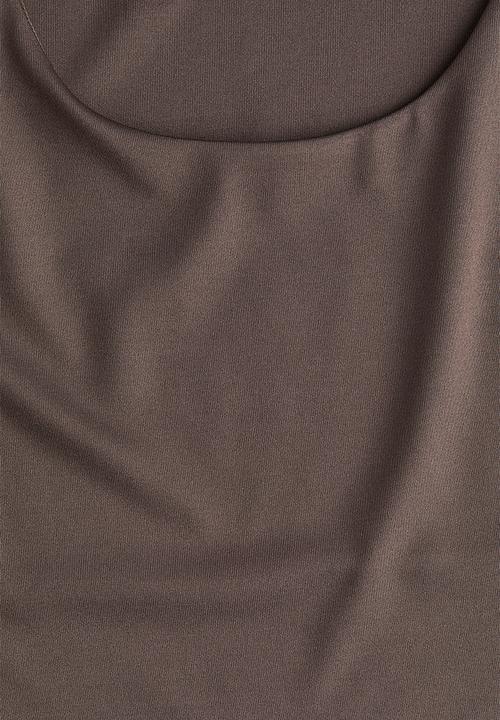 H&M - Microfibre vest top - dark mole