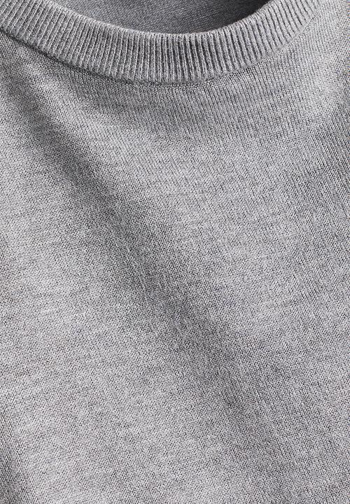 H&M - Fine-knit sweater vest - grey marl