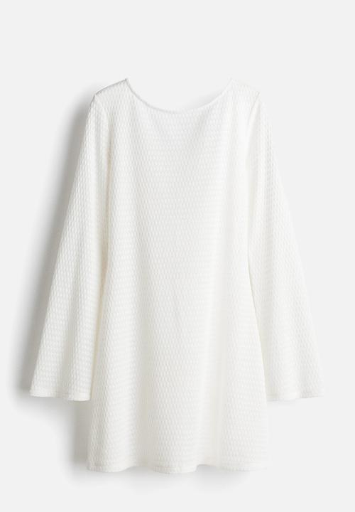 H&M - Tie-back beach dress - white