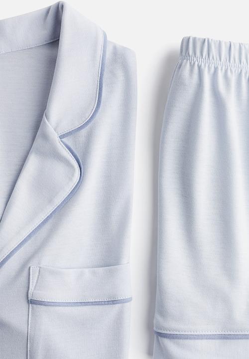 H&M - Pyjama shirt and shorts - light blue