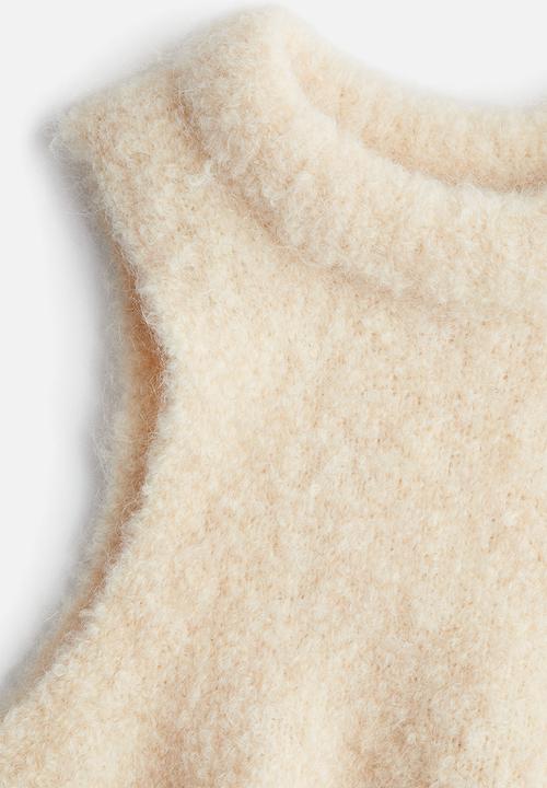 H&M - Wool-blend top - light beige