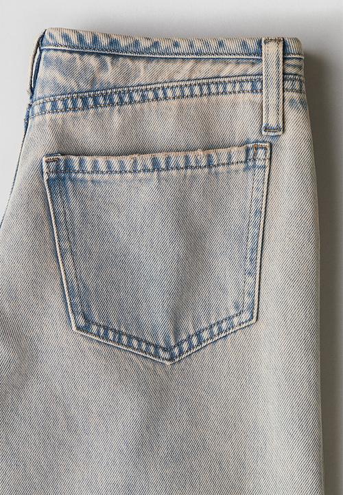 H&M - Wide-leg jeans - grey-blue