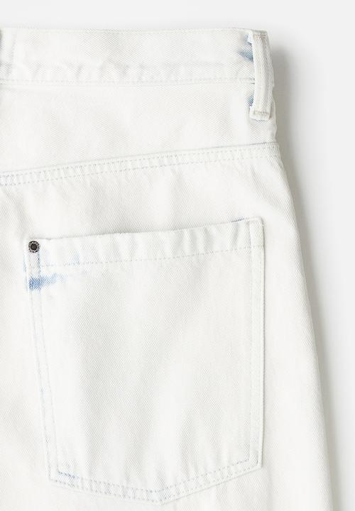 H&M - Super baggy jeans - white