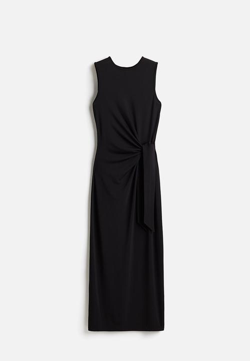 H&M - Knot-detail dress - black