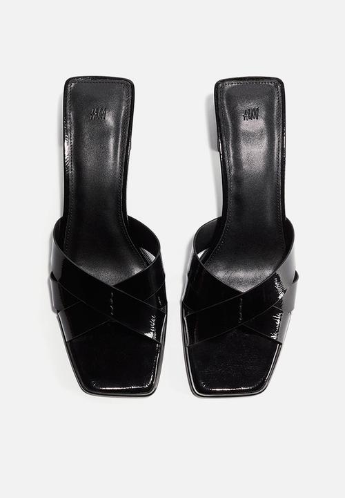 H&M - Block-heeled sandals - black