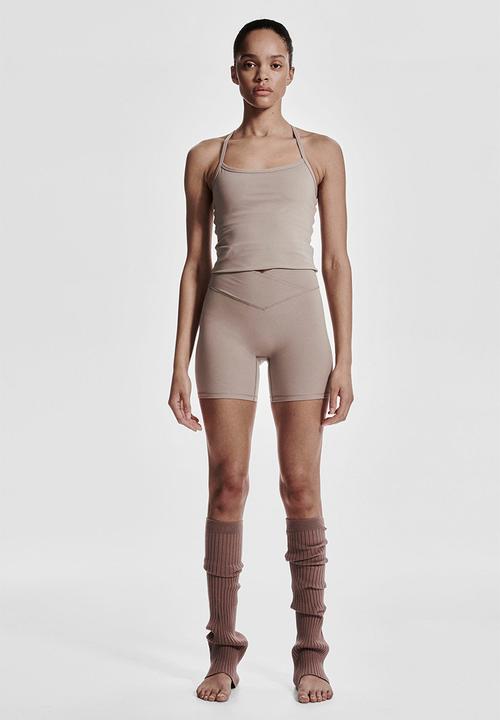 H&M - Sports cycling shorts with softmove™ - beige