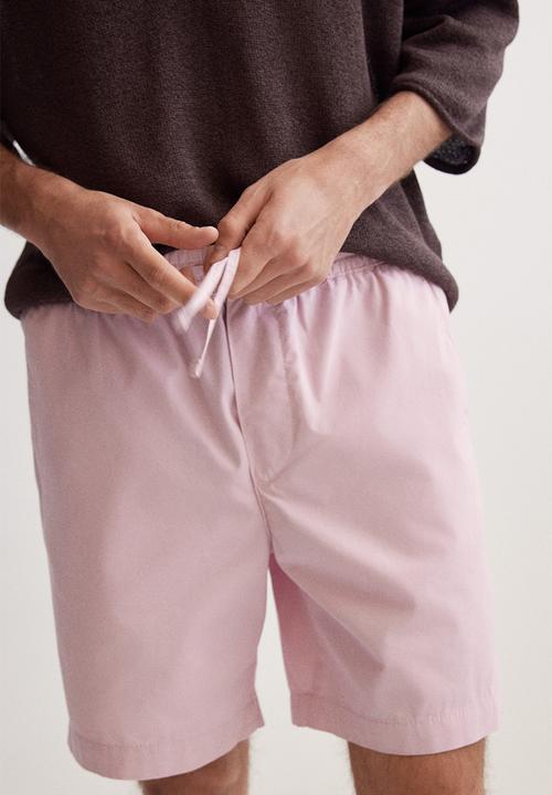 H&M - Regular fit canvas shorts - pink
