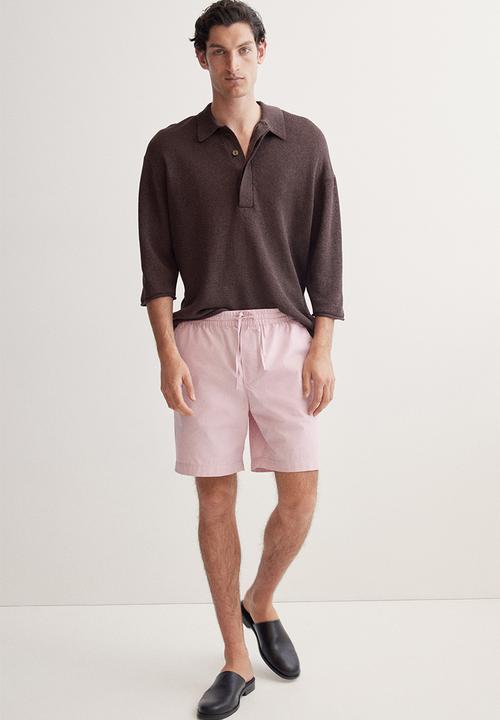 H&M - Regular fit canvas shorts - pink