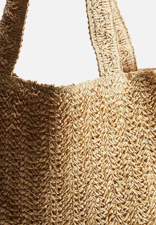 H&M - Straw shopper - beige