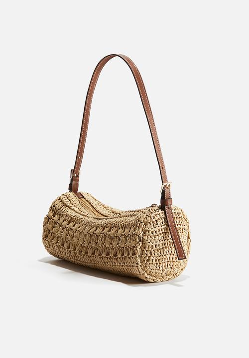 H&M - Straw shoulder bag - beige