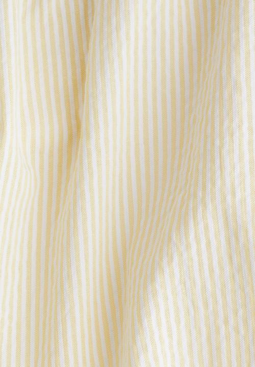 H&M - Seersucker drawstring trousers - light yellow striped