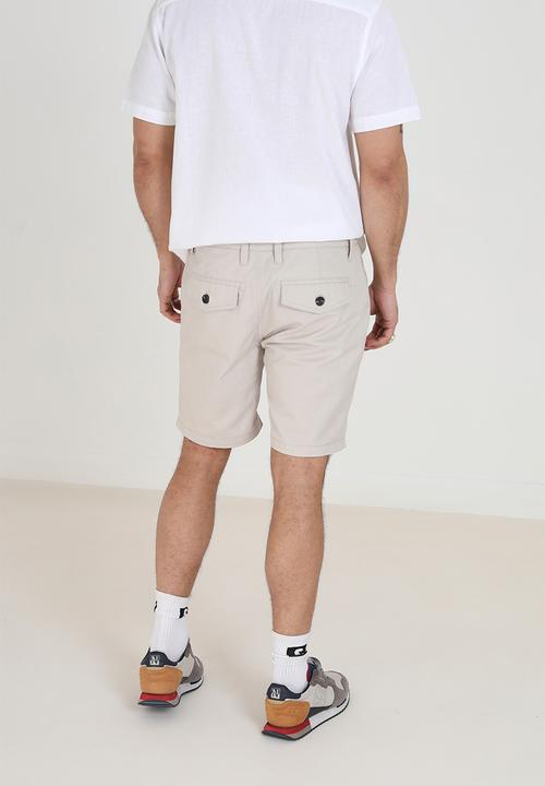 Brave Soul - Smith Chino Short- Light Stone