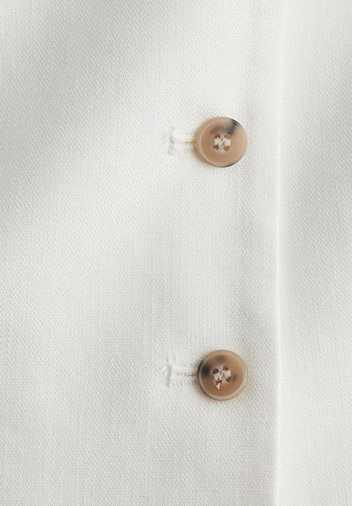 H&M - Linen-blend suit waistcoat - white