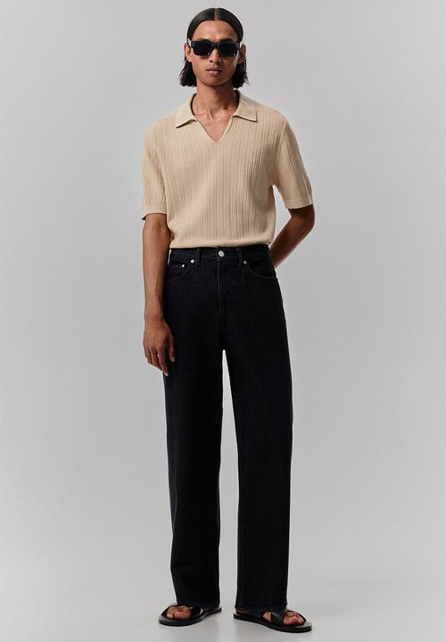 H&M - Regular fit pima cotton polo shirt - beige