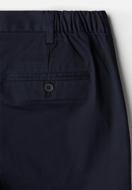 H&M - Regular fit chino shorts - navy blue