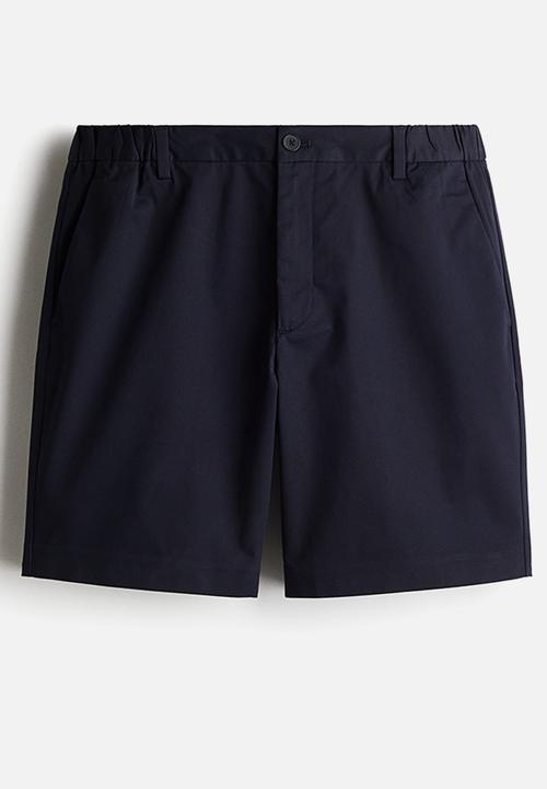 H&M - Regular fit chino shorts - navy blue